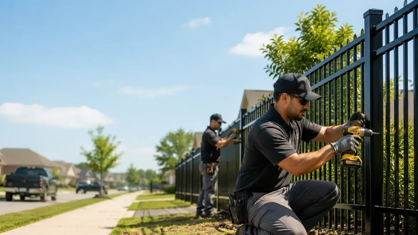 Metal Fence Installation in Guy, AR